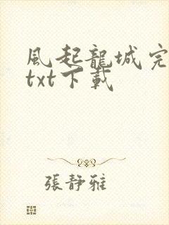 风起龙城完整版txt下载