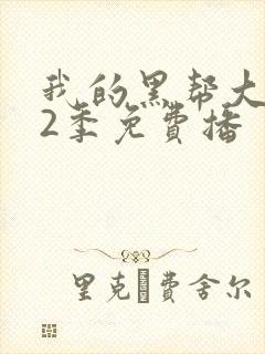 我的黑帮大佬第2季免费播