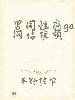 男同性恋gay网站视频