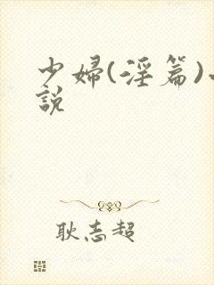 少妇(淫篇)小说