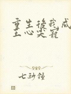 重生后我成了傻王心尖宠