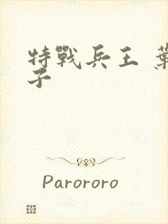 特战兵王 叶公子
