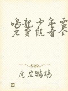 鸣龙少年电视剧免费观看全集在线播