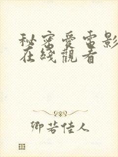 秘密爱电影免费在线观看封面