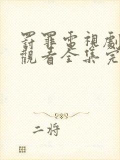 罚罪电视剧免费观看全集完整版高清