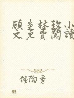 顾炎林玫小说全文免费阅读最新章节