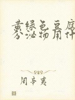 黄绿色豆腐渣样分泌物用什么药