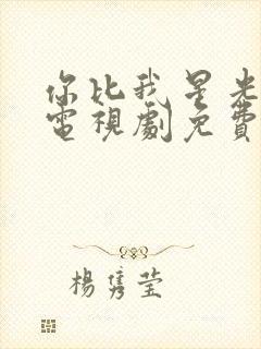 你比我星光美丽电视剧免费观看高清封面