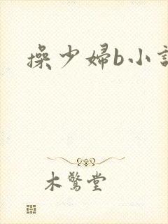 操少妇b小说