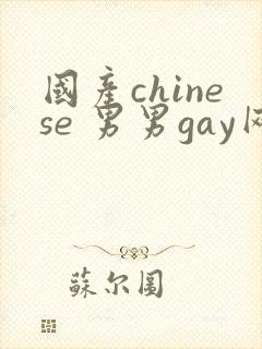 国产chinese 男男gay网站