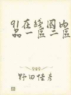 91在线国内精品一区二区三区