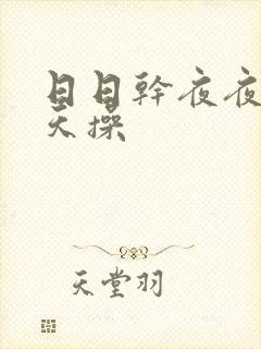 日日干夜夜干天天操封面