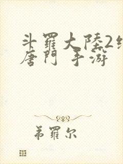 斗罗大陆2绝世唐门 手游