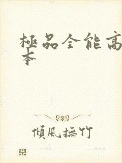 极品全能高手全本