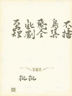 至此飞鸟不相逢短剧全集播放