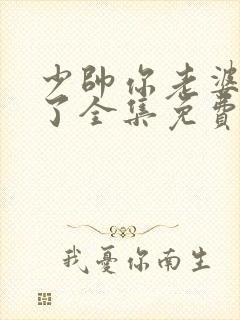 少帅你老婆又跑了全集免费下载