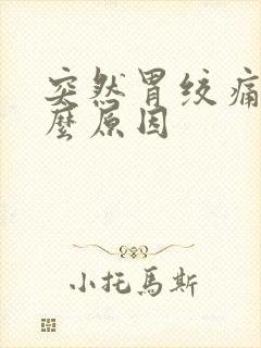 突然胃绞痛是什么原因