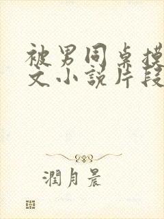 被男同桌摸胸黄文小说片段封面