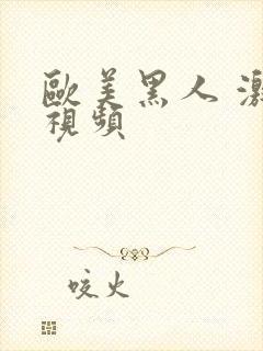 欧美黑人 激情视频