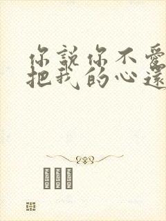 你说你不爱我就把我的心还我封面