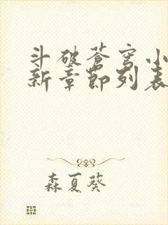 斗破苍穹小说最新章节列表