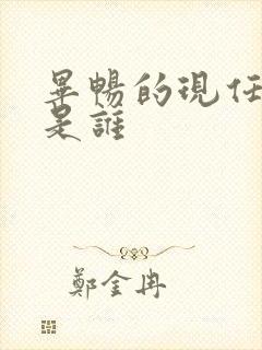 毕畅的现任丈夫是谁封面