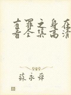 有罪之身在线观看全集高清免费