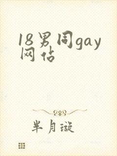 18男同gay网站封面