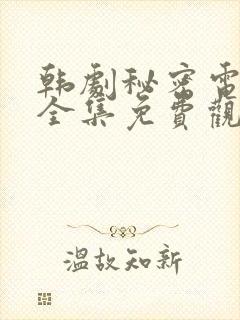 韩剧秘密电视剧全集免费观看