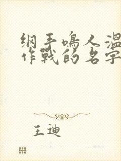 纲手鸣人温泉大作战的名字是什么封面