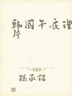 韩国午夜理论影片封面