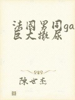 法国男同gay巨大撒尿