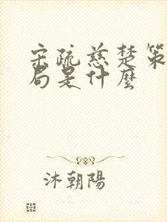 宋疏慈楚策大结局是什么