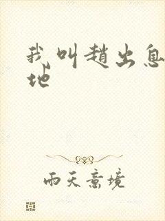 我叫赵出息取景地封面