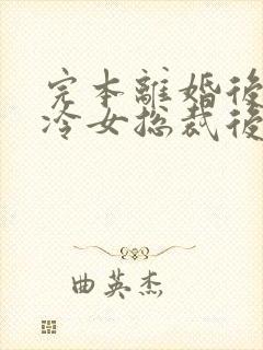 完本离婚后,高冷女总裁后悔封面