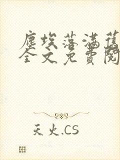 尘埃落满旧时光全文免费阅读小说