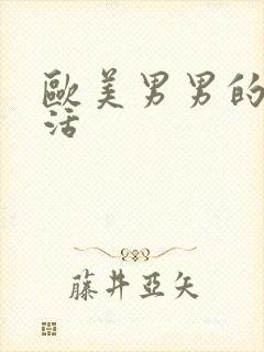 欧美男男的性生活