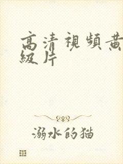 高清视频黄色一级片