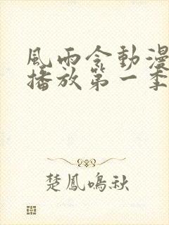 风雨令动漫免费播放第一季在线观看全集