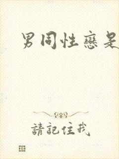 男同性恋是怎么封面