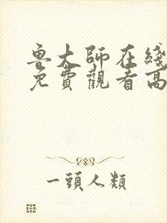 鲁大师在线观看免费观看高清下载