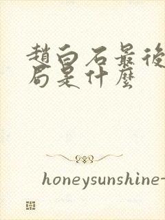 赵白石最后的结局是什么