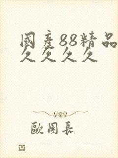 国产88精品久久久久久封面