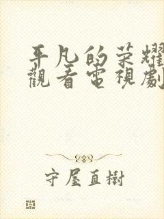 平凡的荣耀免费观看电视剧全集高清封面