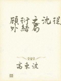 顾衍之沈从灵番外结局