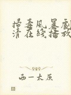 扫毒风暴剧版高清在线播放东升影视