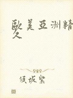 欧美亚洲精品久久