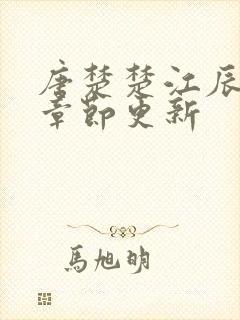 唐楚楚江辰最新章节更新封面