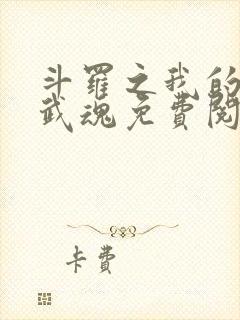 斗罗之我的异火武魂免费阅读