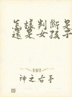 怎样判断是男孩还是女孩子